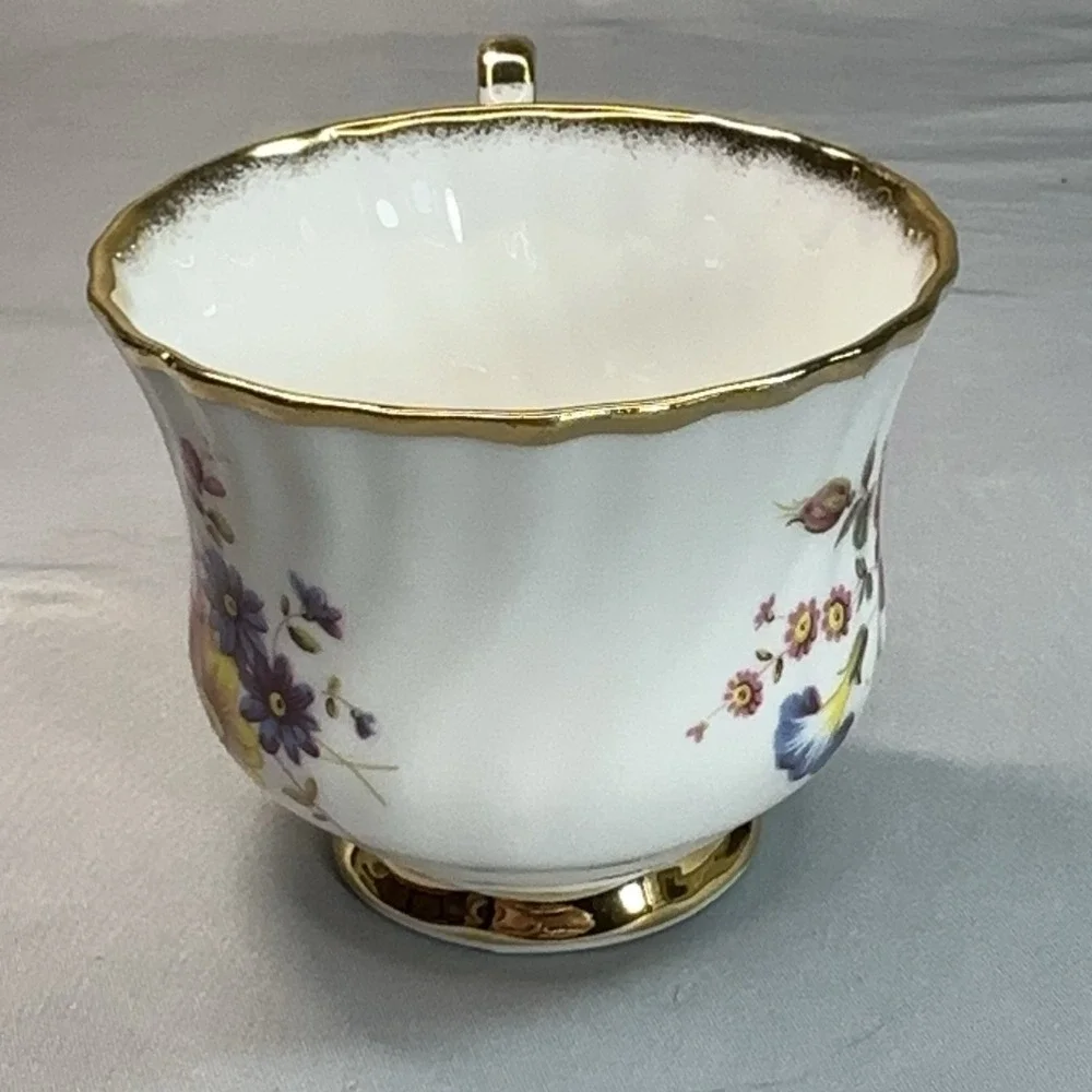 Vtg Pink English Rose Teacup Saucer Royal Ardalt‎ England Grandmillenial